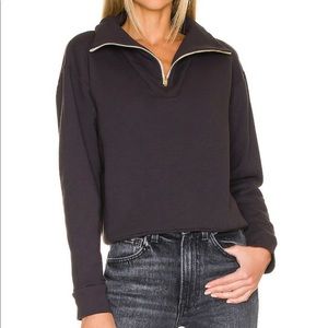 Monrow turtleneck half zip sweatshirt | New with tags